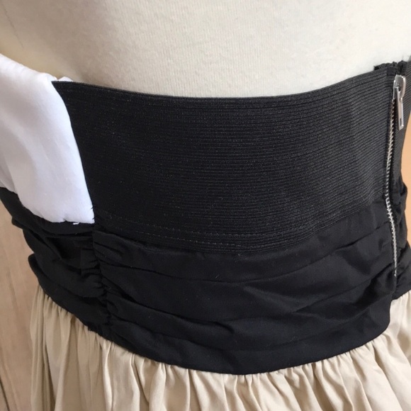 Strapless Color block  Dress - Picture 5 of 6